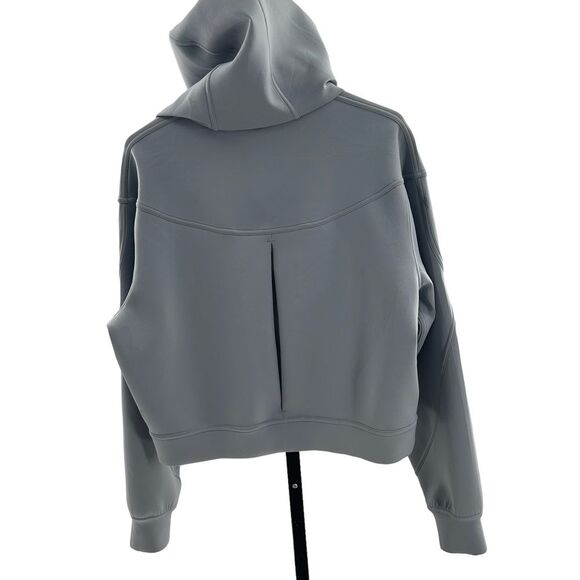Lululemon Women’s 10 Rogue Renegade Full Zip Hoodie Sweatshirt Rhino Grey New - Picture 4 of 13